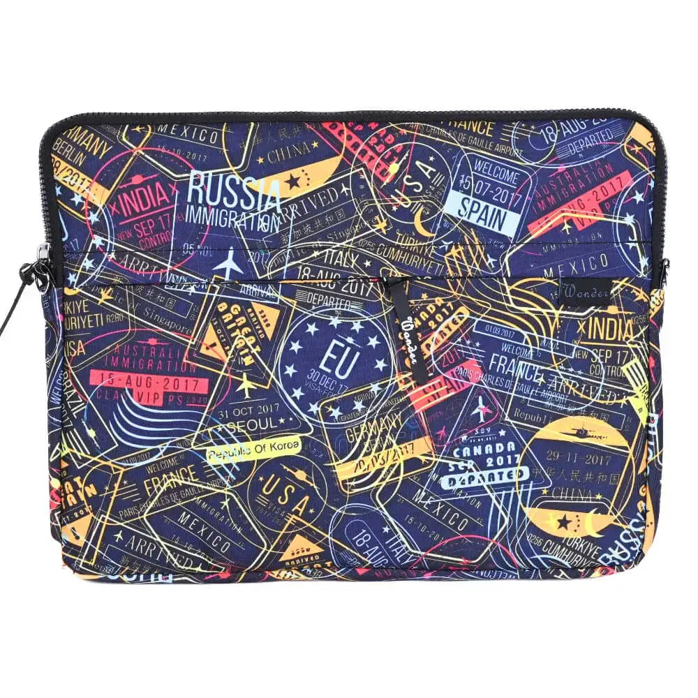 Dark stamps laptop sleeve (15.6 inch)