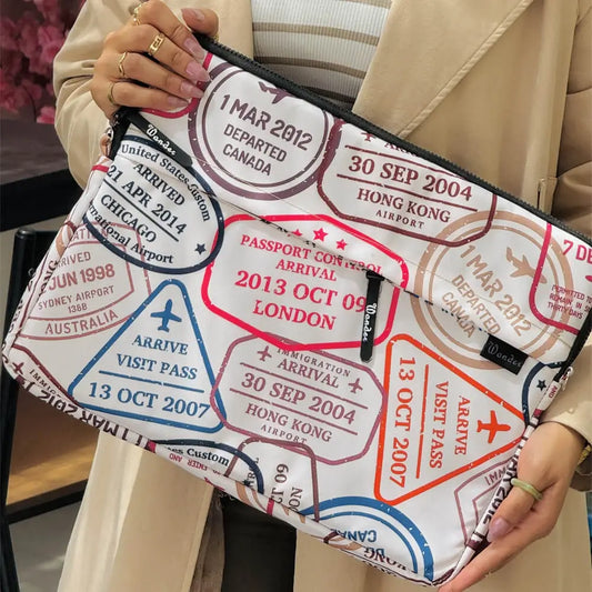 Stamps laptop sleeve (15.6 inch)