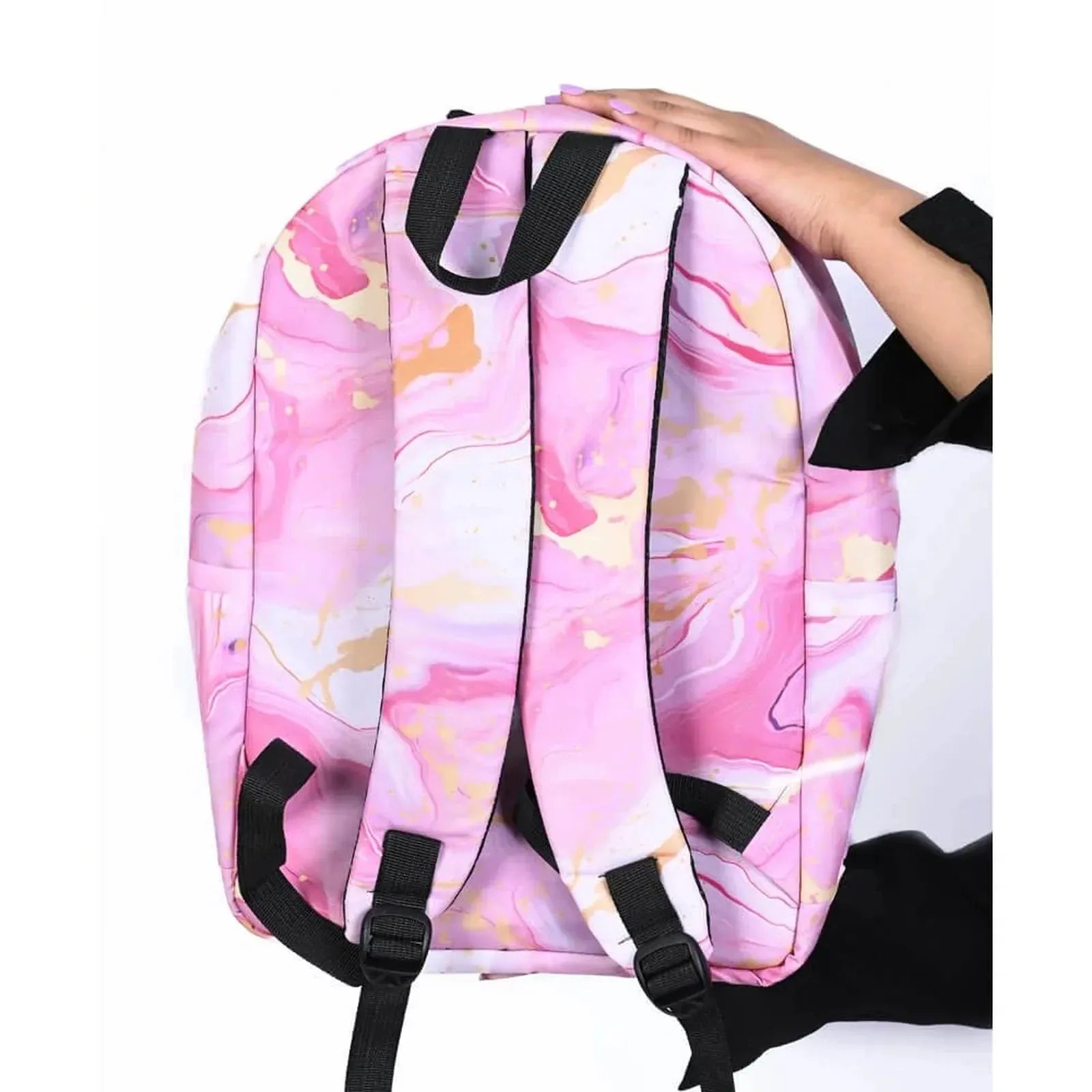 Pink/Blue Marble Backpack - Wonder