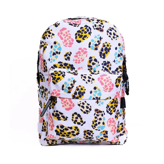 White Leopard Backpack - Wonder