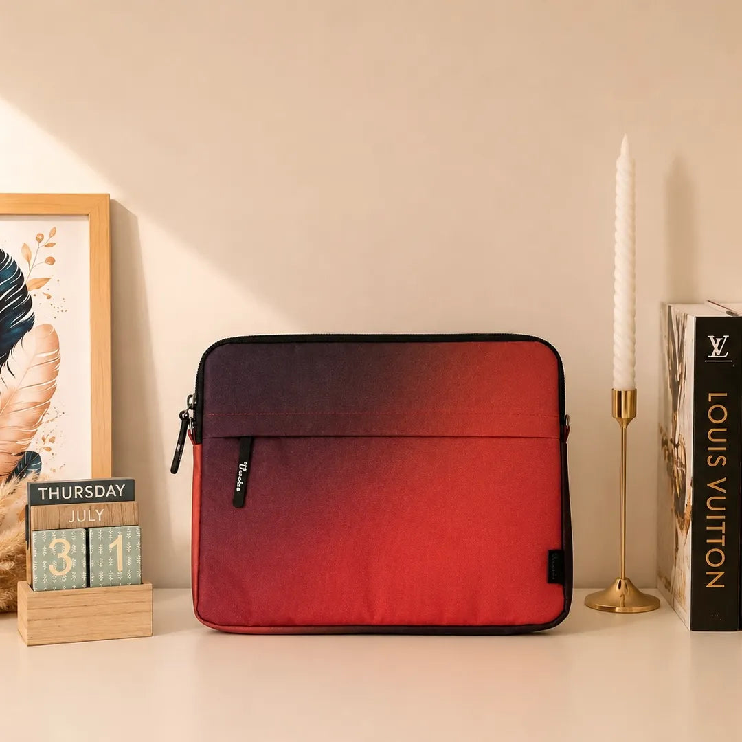 Gradient orange laptop sleeve (15.6 inch)