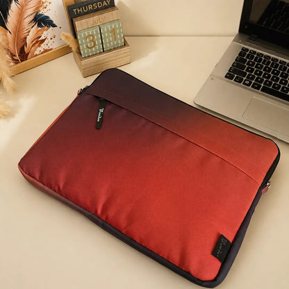 Gradient orange laptop sleeve (15.6 inch)