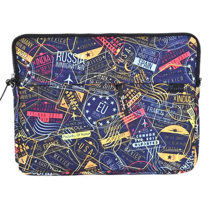 Dark stamps laptop sleeve (15.6 inch)