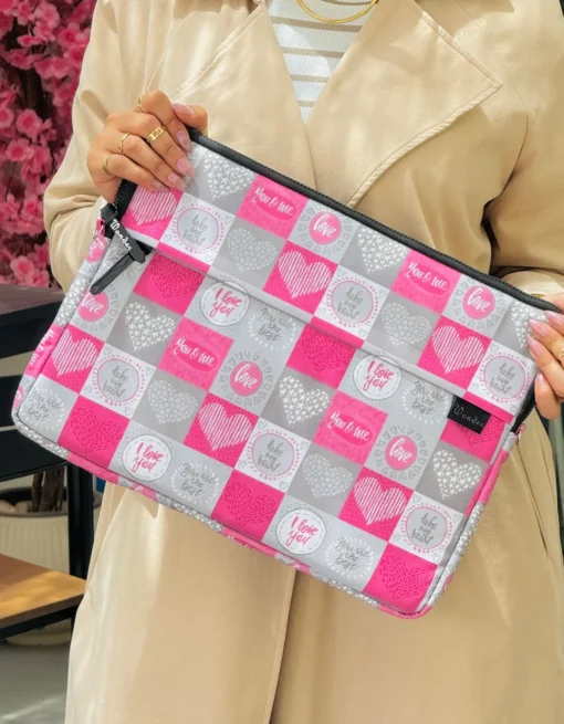 Hearts laptop sleeve - Image 3
