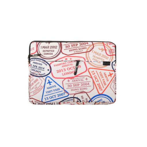 Stamps laptop sleeve